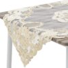 Napron, material sintetic, crem-maro, 85X85
