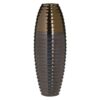 Vaza din ceramica, gold-olive, 13x13x35 cm