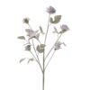 Floare decorativa, trandafiri lila, cu frunze verde prafuit, H113