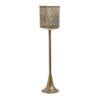 Suport lumanare din metal, gold, D9X49 cm
