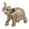 Elefant din rasina, gold, 23 Χ 9 Χ 10 cm