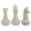 Set 3 piese de sah, din rasina, 10 x 10 x 18 cm
