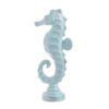 Decoratiune calut de mare, turcoaz, 15x9x33 cm