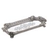Tava din rasina, silver, stil clasic, 32 x 15 cm