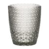 Set 6 pahare din sticla, verde-gri, pentru apa/suc/vin/whiskey, 210ml D8Χ10