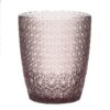 Set 6 pahare din sticla rose pentru apa/suc/vin/whiskey, 210ml D8Χ10