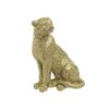 Figurina leopard, gold antic, 9x5x13 cm
