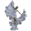 Decoratiune femeie, in dans, gold-blue, 24x10x30 cm