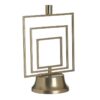 Suport lumanare din metal, gold, stil modern, 20 x 12 x 29 cm