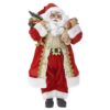 Mos Craciun rosu/gold cu jucarii 45 cm