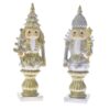 Set spargatorul de nuci, din rasina, gold-argintiu, 6x4x17 cm
