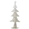 Bradut metalic alb/gold 40 cm
